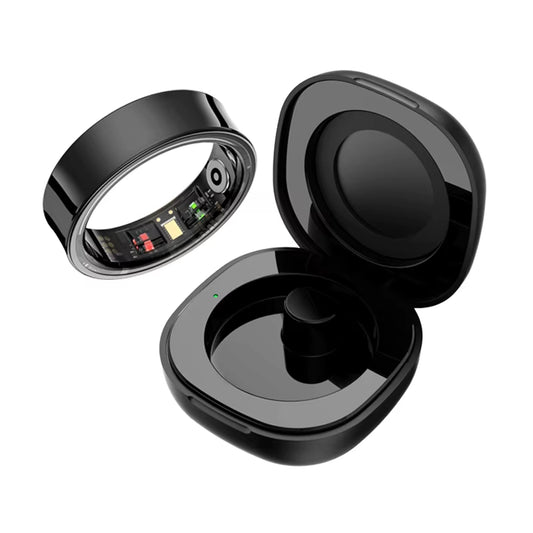Revolutionary R09 Smart Ring for Men and Women: Your Ultimate Health Companion with Heart Rate, Blood Oxygen, and Skin Temperature Monitoring - 5ATM Waterproof for Android and iOS